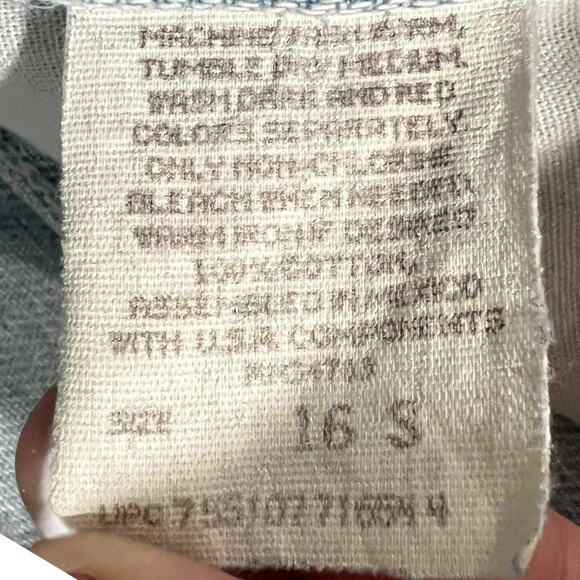 Lee Original Jeans Light Wash High Rise Straight Leg Womens 16S - Picture 3 of 9